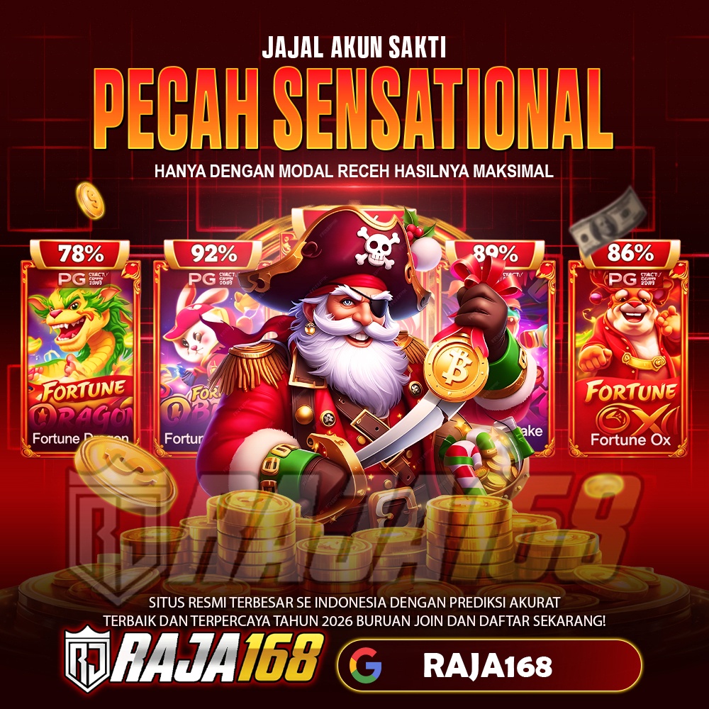 RAJA168: Permainan Slot Gacor Qris Resmi Depo Cepat WD Mudah Pasti Maxwin